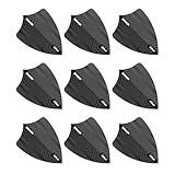 RED DRAGON Hardcore Black Freestyle Dart Flights- 3 Sets Per Pack (9 Dart Flights in Total)