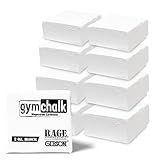 Rage Fitness Premium Gym Chalk, Pure Magnesium Carbonate Chalk for Excellent Grip, Weightlifting, Gymnastics, Rock Climbing - Block Chalk 1 LB