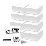 Rage Fitness Premium Gym Chalk, Pure Magnesium Carbonate Chalk for Excellent Grip, Weightlifting, Gymnastics, Rock Climbing - Block Chalk 1 LB