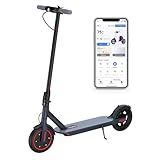 Electric Scooter Adults, Powerful 350W E-Scooter, Max 19 Mph & 19-23 Miles Range Scooters, Folding Scooters with 8.5" Solid Tires, Commuting Scooter Kick Scooter with APP Control