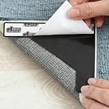 GORILLA GRIP Extra Wide Dual Sided Rug Gripper Pads, Holds Carpet in Place on Hardwood Floors and Tile, Removable Reusable Sticky Corner Grippers, Universal Fit Floor Pad for Under Area Rugs, 4 Pack