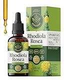 HERBAMAMA Rhodiola Rosea Tincture - Vegan Mood & Calm Support with Rhodiola Rosea Extract Drops - Non-GMO, Alcohol & Sugar-Free Liquid Supplement, 42-Day Supply