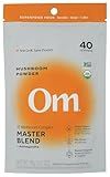 Om Master Blend Mushroom Powder – Organic Mushroom Supplement with 10 Mushrooms and Ashwagandha - Support Immunity, Gut Health & Stress Relief, 3.17 oz (40 Servings)