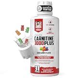 Liquid L-Carnitine 3000 Plus | Advanced 4-in-1 Formula with Acetyl L-Carnitine, L-Tartrate, ProGBB® & Vitamin B, Stimulant-Free High Absorption L Carnitine Supplement for Energy & Metabolism, 16oz