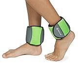 Gaiam Wrist and Ankle Weights, Wearable Bracelet to Strengthen, Tone & Sculpt, Adjustable Ankle Weights for Women & Men for Yoga, Dance, Pilates, Barre, Cardio, Home & Gym Use