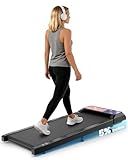 Walking Pad Treadmill with 5% Incline, Under Desk Treadmill for Home Office, 2.5HP Quiet Portable Walking Pad, 265 lbs Capacity, Compact Treadmill for Small Spaces with 15" x 35.4" Belt
