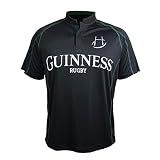 Guinness Black & Green Short Sleeve Rugby Jersey | Officially Licensed Irish Rugby Shirt