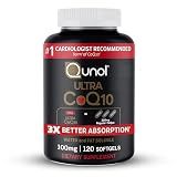 Qunol Ultra CoQ10 100mg, 3X Better Absorption, Antioxidant, 120 Softgels