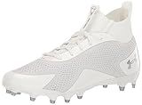 Under Armour Women's Glory 2 MC, (100) White/White/Metallic Silver, 6.5, US