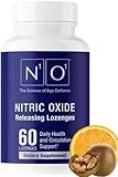 N1O1 Nitric Oxide Lozenges - 60 Count - Nitric Oxide Supplement for Heart Health, Circulation, Energy, Blood Flow, Oxygenation, Healthy Blood Pressure, Cardiovascular Support for Men & Women