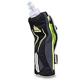 LERMX Quick Grip Chill 17 oz Handheld soft Flask Water Bottle Hydration Pack (17 oz Black)