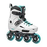 Rollerblade Lightning Women's Urban Inline Skate, White and Aqua