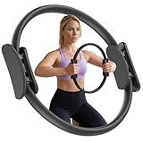 JKSHMYT Pilates Ring Fitness Circle for Women, Pilates Equipment – 14.5" Home Magic Exercise Workout, Better me Pilates Essentials Starter Set for Beginners Toning Shape Full Body