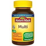 Nature Made Multivitamin Tablets with Iron, Multivitamin for Women and Men for Daily Nutritional Support, 130 Tablets, 130 Day Supply (Packaging May Vary)