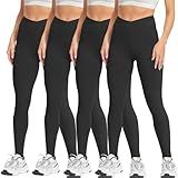 Natural Feelings Buttercloud Cross Waist Leggings for Women High Waist Crossover Leggings Yoga Workout Pants Tight
