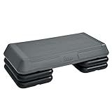 Freestyle STEP Exercise Step Platform, Circuit Size Stepper for Exercise at Home with 4 Stackable Risers for Height Adjustments
