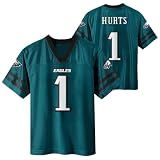 Jalen Hurts Philadelphia Eagles #1 Youth 4-18 Green Home Jersey - Medium 8