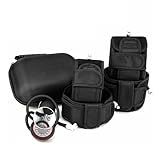 BFR Blood Flow Restriction Bands Complete Set, No Weight Lifting Required, Precision Pump to Apply Precise Pressure, Muscle Training, Suitable for Arm and Leg Occlusion Bands, Compact Suitcase