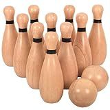 Outdoor Giant Lawn Bowling Games Wooden Lawn Set Fun Sports Games Medium