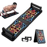 15-in-1 Foldable PushUp Stands Board Fitness,Workout Equipment for Home Gym, Men & Women Adjustable Pushup Board for Chest, Abs, Arms & Core Training,Portable Push-Up Board for Full Body Exercise