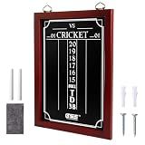 GSE Large Pro Chalk Dart Scoreboard for Cricket & 01 Games