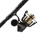 Penn 8' Battle IV Spinning Fishing Rod and Reel Combo Kit, 5000 Reel, CNC Gear Technology, Full Metal Body and Sideplate, HT-100 Drag System
