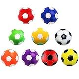 Inscool 9Pcs Foosball Table Balls 1.42 Inch Table Soccer Balls for Foosball Tabletop Game Foosball Accessory Replacements Multicolor World Cup Foosball/Gifts