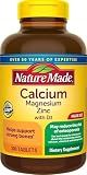 Nature Made Calcium Magnesium Zinc with Vitamin D3, 300 Tablets