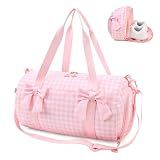 STELLE Girls Dance Bag Gymnastics Duffle Bag with Shoe Compartment(PGH,F)