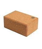 Manduka Yoga Cork Block - Yoga Prop and Accessory, Good for Travel, Comfortable Edges, Lightweight, Extra Firm Cork, 4" x 6" x 9" (10 x 15 x 22.5 cm)