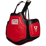 TITLE Boxing Classic Command Body Protector 2.0, Black/Red - Boxing Body Pad, Boxing Equipment