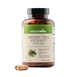 NatureWise Green Tea Extract Capsules 1000 mg - 50% EGCG & 98% Polyphenols - Extra Strength Green Tea Pills - Antioxidants for Heart Health & Energy - Vegan, Non-GMO - 120 Count[60-Day Supply]