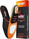 Running Athletic Shoe Insoles Men Women - Sport Insole - Shock Absorption Inserts - Walking Hiking Hockey Tennis Basketball - Orthotic Comfort Cushions Inserts Sneakers