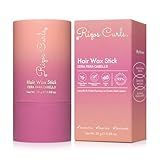 Rizos Curls Hair Wax Stick – Tames Flyaways & Smooths Edges with Castor Oil for Sleek Style – Adds Shine & Frizz Control for Every Hair Type Straight, Wavy, Curly, Coily 1a–4c – Sulfate & Paraben Free