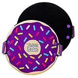 Flybar Snow Sled for Kids - Foam Saucer Disc Sled, Ages 6+, Easy Grip Handles, Durable with Slick Bottom & PE Core Build, Lightweight Sleds for Kids, Snow Toys for Kids Outdoor, Up to 110 lbs, 26"