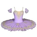 Swan Lake Purple Ballet Dress Girls Adult Ballerina Stage Wear Small