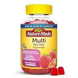 Nature Made Multivitamin For Her, Womens Multivitamin for Daily Nutritional Support, Multivitamin for Women, 70 Gummies, 35 Day Supply