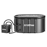 AS ColdPlunge Ice Bath Chiller & Cold Plunge Tub Kit, 1/3HP Cold Plunge Chiller with External Pump & Filter, Upgraded XXL 148Gal Ice Pod, Cold Plunge Tub with Water Chiller for Cold Therapy Recovery