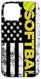 American Flag Softball Team Case for iPhone 14