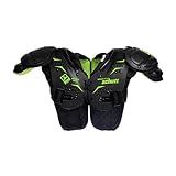 Schutt Y-Flex Youth Shoulder Pads,Black/Neon Green