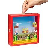 Super Mario Arcade Money Box - Officially Licensed Nintendo Mario Bros Piggy Bank for Cash Savings, Gift for Kids, Bedroom Decor | Paladone