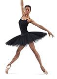 Bloch Dance Women's Belle Rehearsal Tutu, Black, Medium/Large