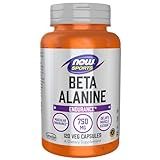NOW Foods Sports Nutrition, Beta-Alanine 750 mg, Delays Muscle Fatigue*, Endurance*, 120 Veg Capsules