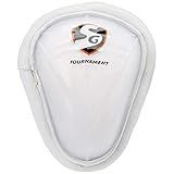 SG ACE Cricket Abdominal Guard (Black, Size: Youth) | Material: Plastic | for Workout, Gym, Cricket and Other Sports | Border Bound with Foam casing