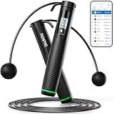 RENPHO Smart Cordless Jump Rope with Counter, App Data Tracking