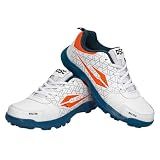 DSC Belter Mens Cricket Shoes (Color: Teal Blue), Size: 10 US / 9 UK / 43 EU
