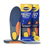 Dr. Scholl's Heavy Duty Support Insole Orthotics, Big & Tall, Shoe Inserts | Insole orthotics, 200lbs+, wide feet, shock absorbing, distributes pressure, trim to fit shoe insoles, men size 8-14, 2 pairs