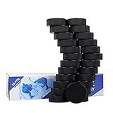 Golden Sport Ice Hockey Pucks, 25pcs, Official Regulation, for Practicing and Classic Training, Diameter 3", Thickness 1", 6oz, Black
