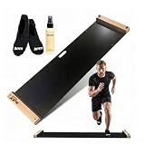 MaXXSlide Adjustable Slide Board (5ft or 6ft) – Premium Lateral Training Board for Hockey, Speed, Agility & Home Fitness | Includes Booties & Glide Spray