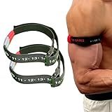 Dr. Gains Premium Nylon & Metal Buckle BFR Bands | Blood Flow Restriction Bands for Occlusion Training Weight Lifting (Arms)